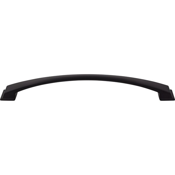 12 Center-to-Center Matte Black Arched Roman Appliance Handle